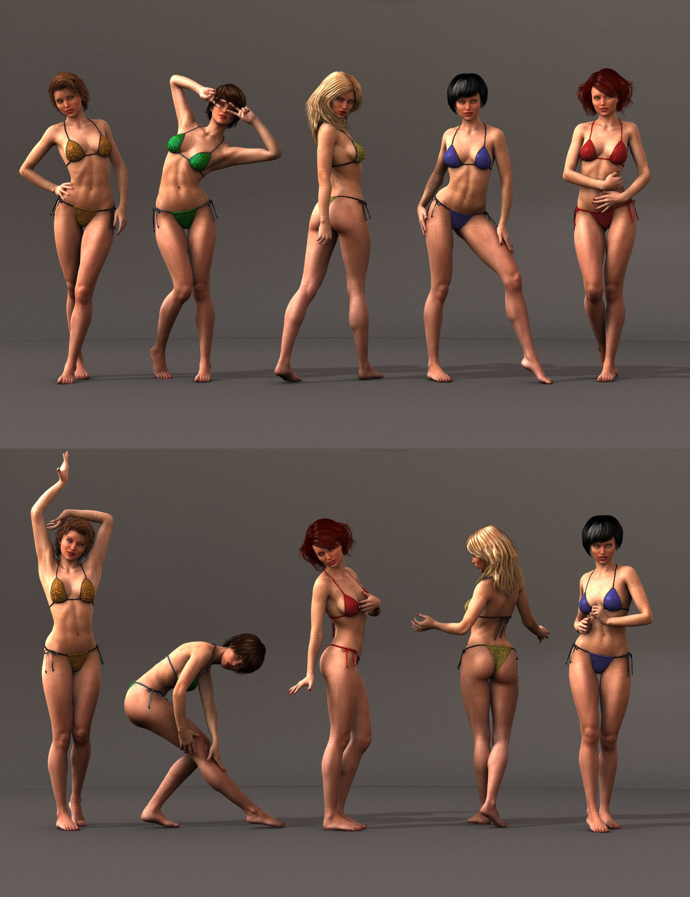 'Perfect 10' Standing Poses for Genesis 2 Female(s) 'Perfect 10' Standing Poses for Genesis 2 Female(s) by: Dumor3D, 3D Models by Daz 3D