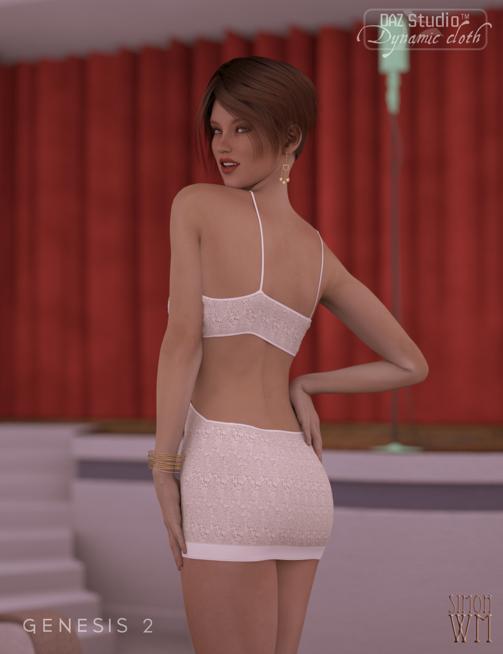 Dynamic Lingerie Collection for Victoria 6 and Victoria 5 Supermodel by: SimonWMOptiTex, 3D Models by Daz 3D