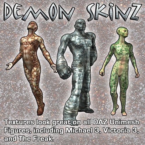 Demon Skinz by: Gorodin, 3D Models by Daz 3D
