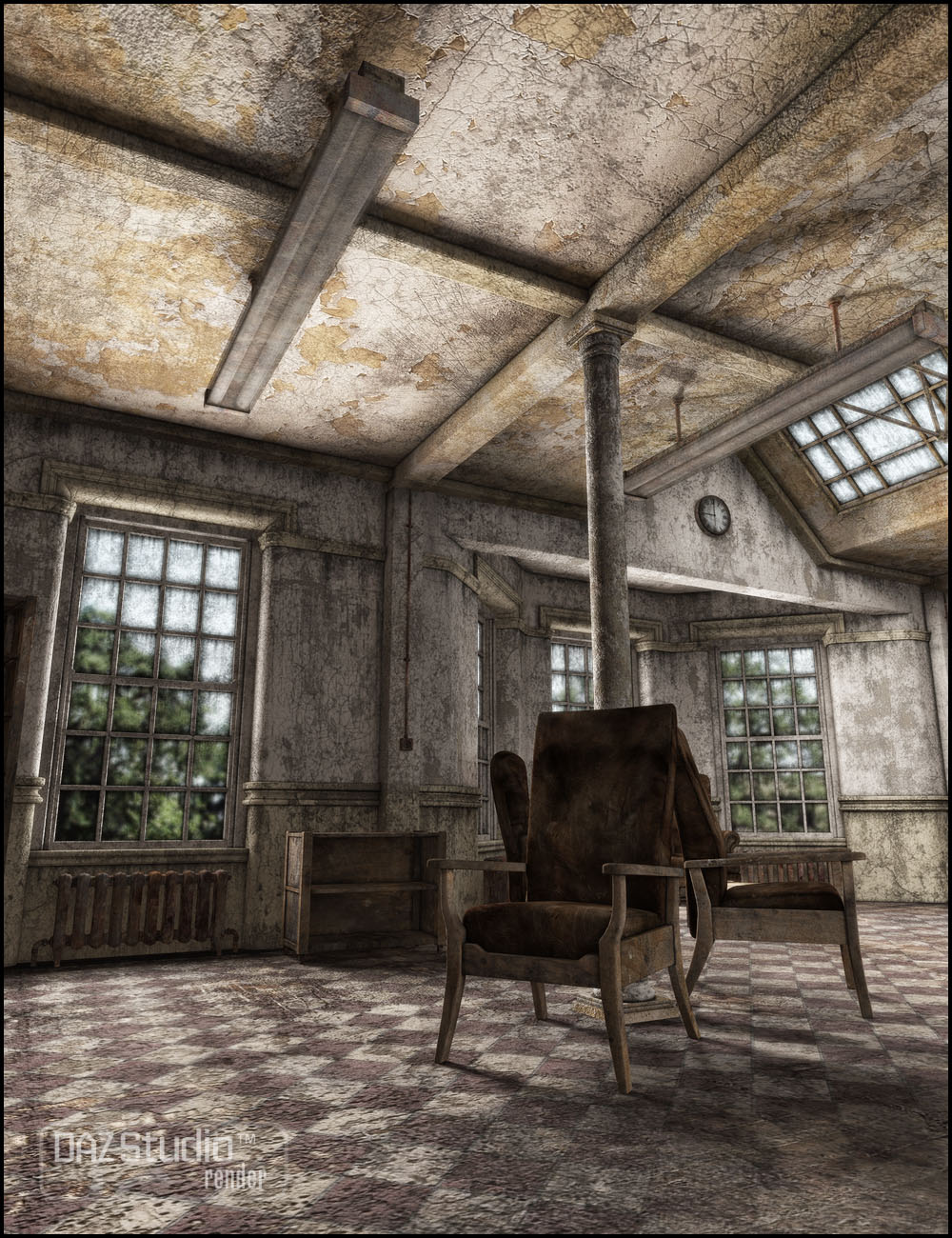 West Park Day Room Recreation by: Jack Tomalin, 3D Models by Daz 3D