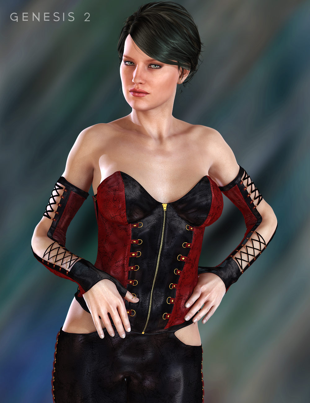 Dark Winds Outfit by: 4blueyes, 3D Models by Daz 3D