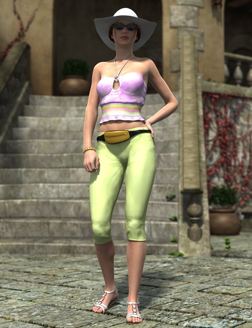 V6 The Tourist Poses by: Diane, 3D Models by Daz 3D