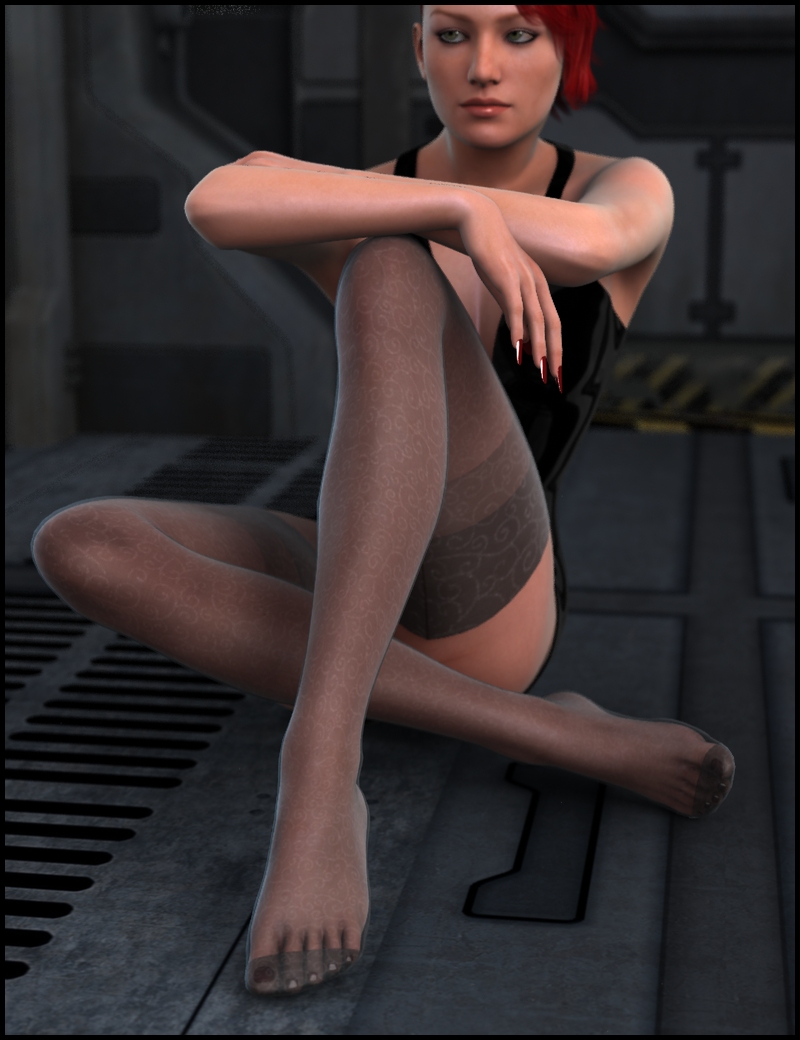 Wicked Stockings Genesis 2 Female(s) by: Xena, 3D Models by Daz 3D
