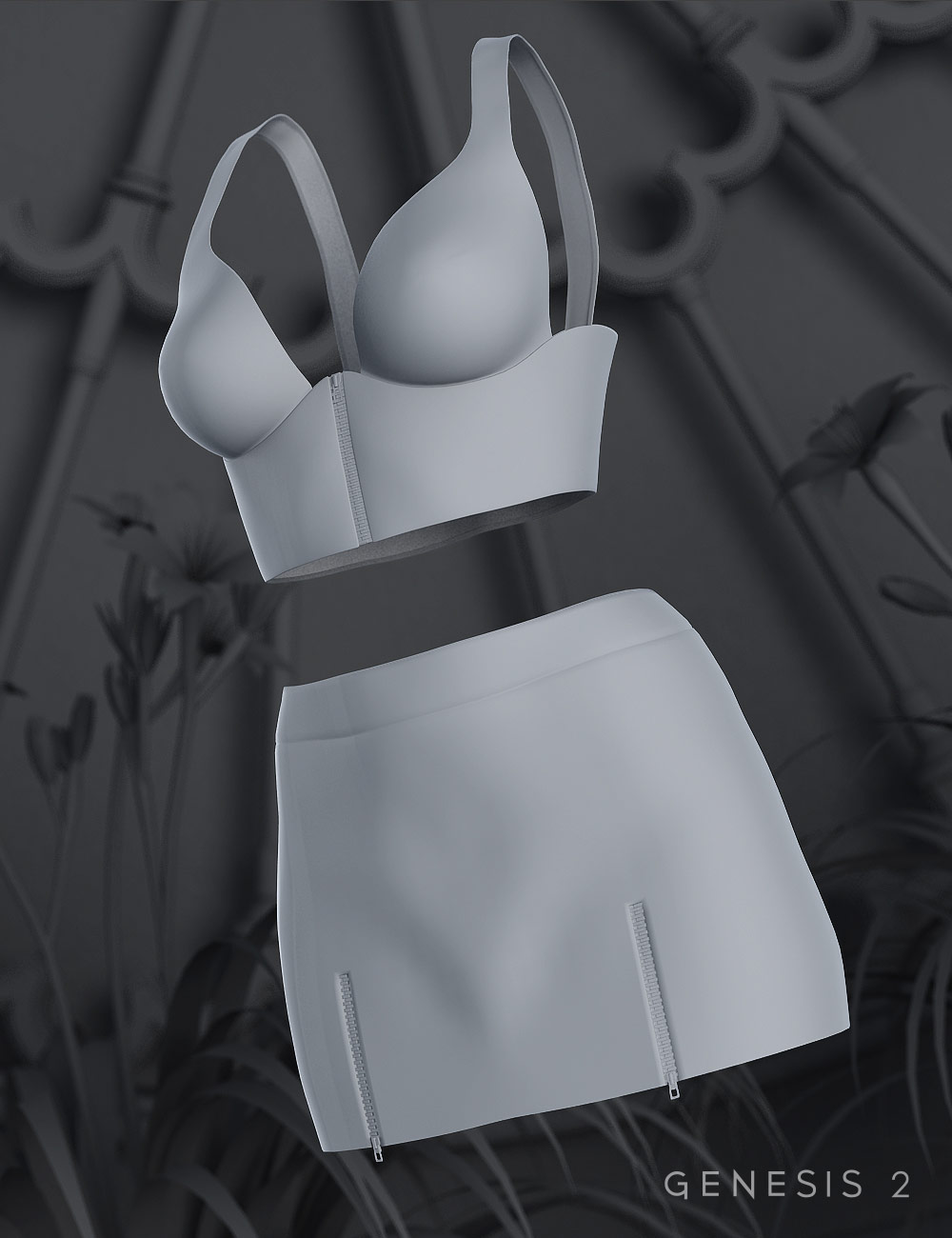 Sexy Skirt and Halter by: Xena, 3D Models by Daz 3D