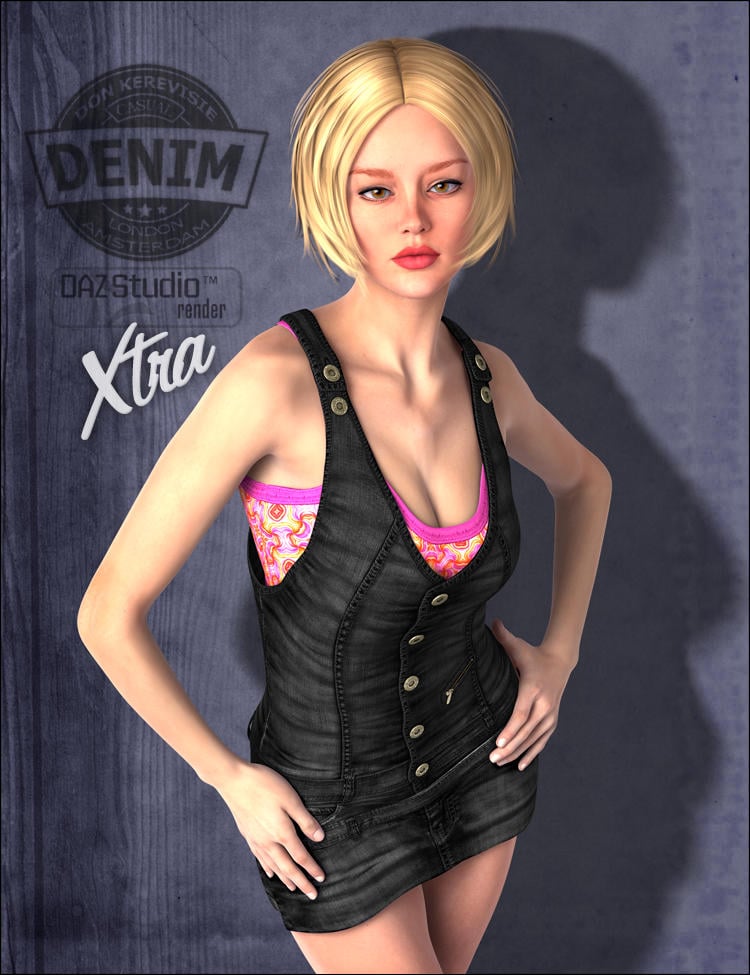 Casual Denim Xtra by: DarkStarBurningMindVision G.D.S., 3D Models by Daz 3D