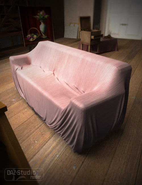 Cloth Sofa Sets by: , 3D Models by Daz 3D