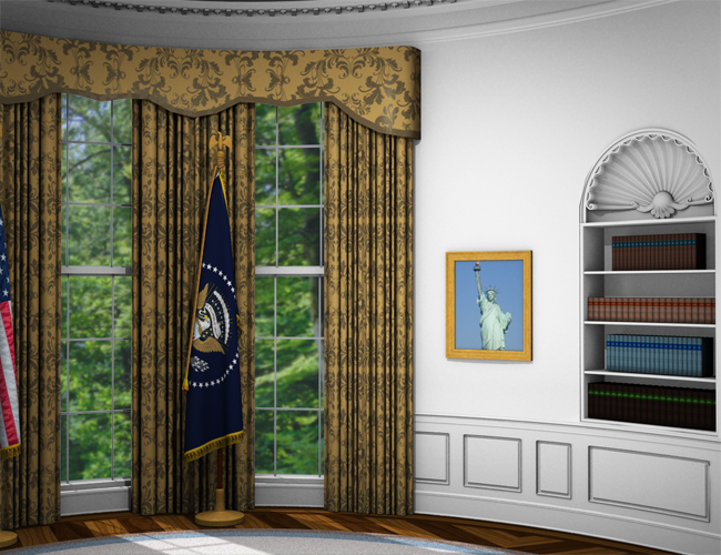 Oval Office by: , 3D Models by Daz 3D