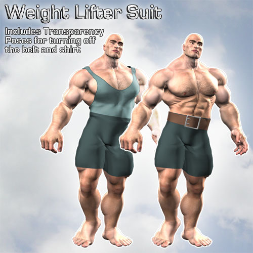 DAZ Weight Lifter Outfit by: Gorodin, 3D Models by Daz 3D