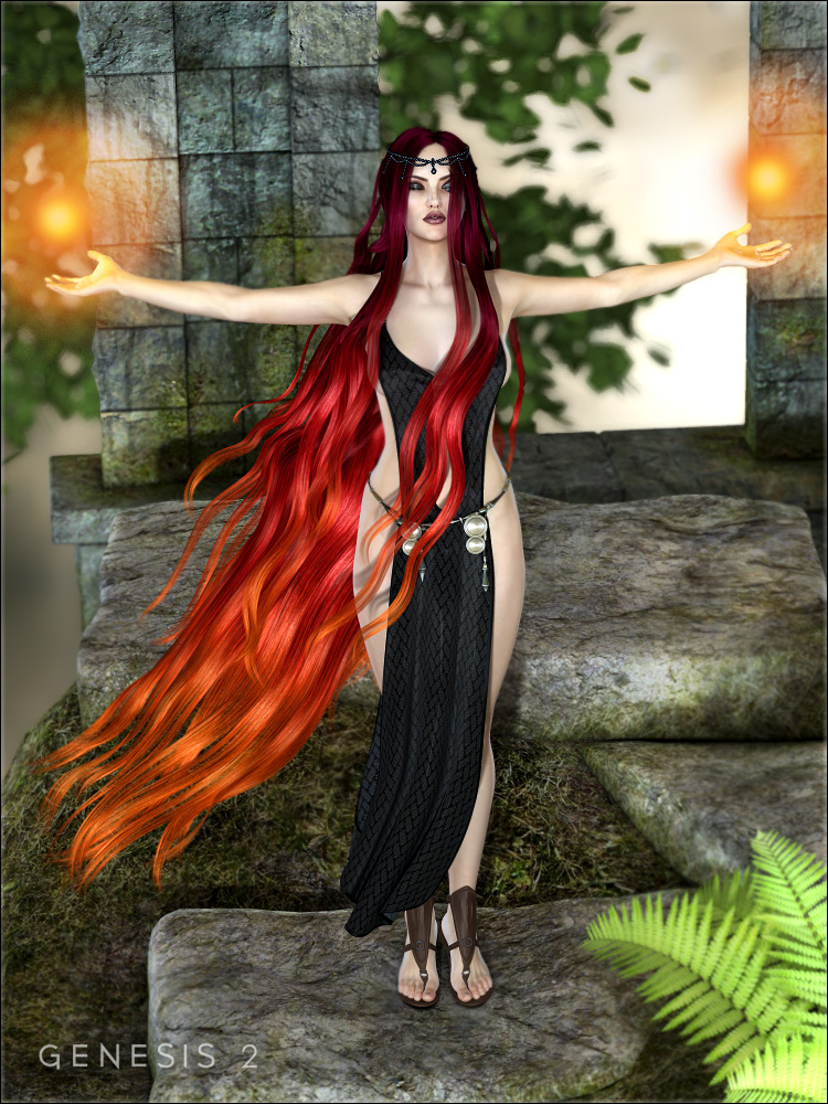 Spiderqueen Hair Spiderqueen Hair by: Valea, 3D Models by Daz 3D