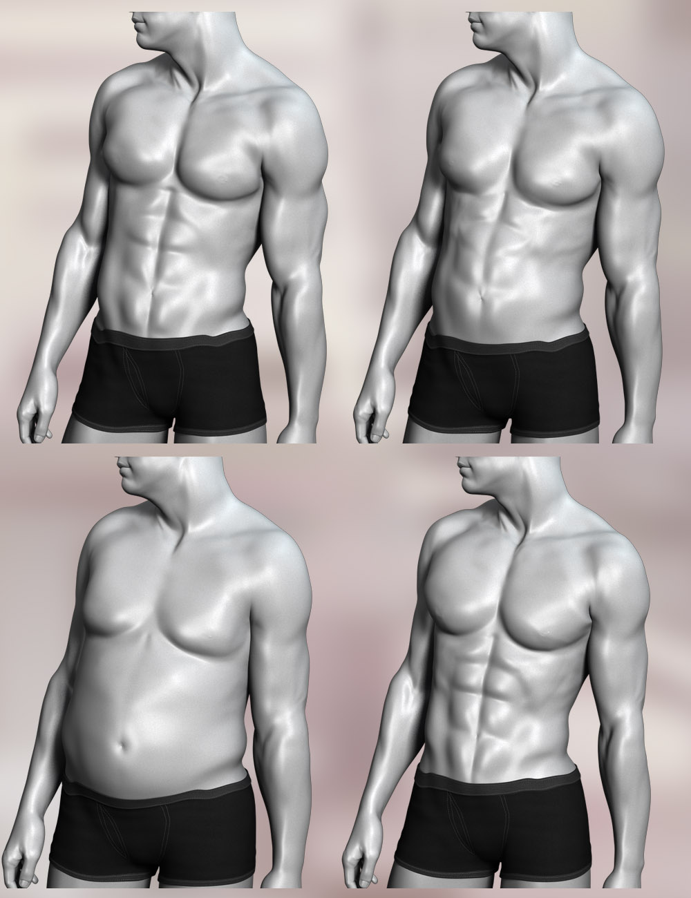 M3D Men 2 for David 5 | Daz 3D