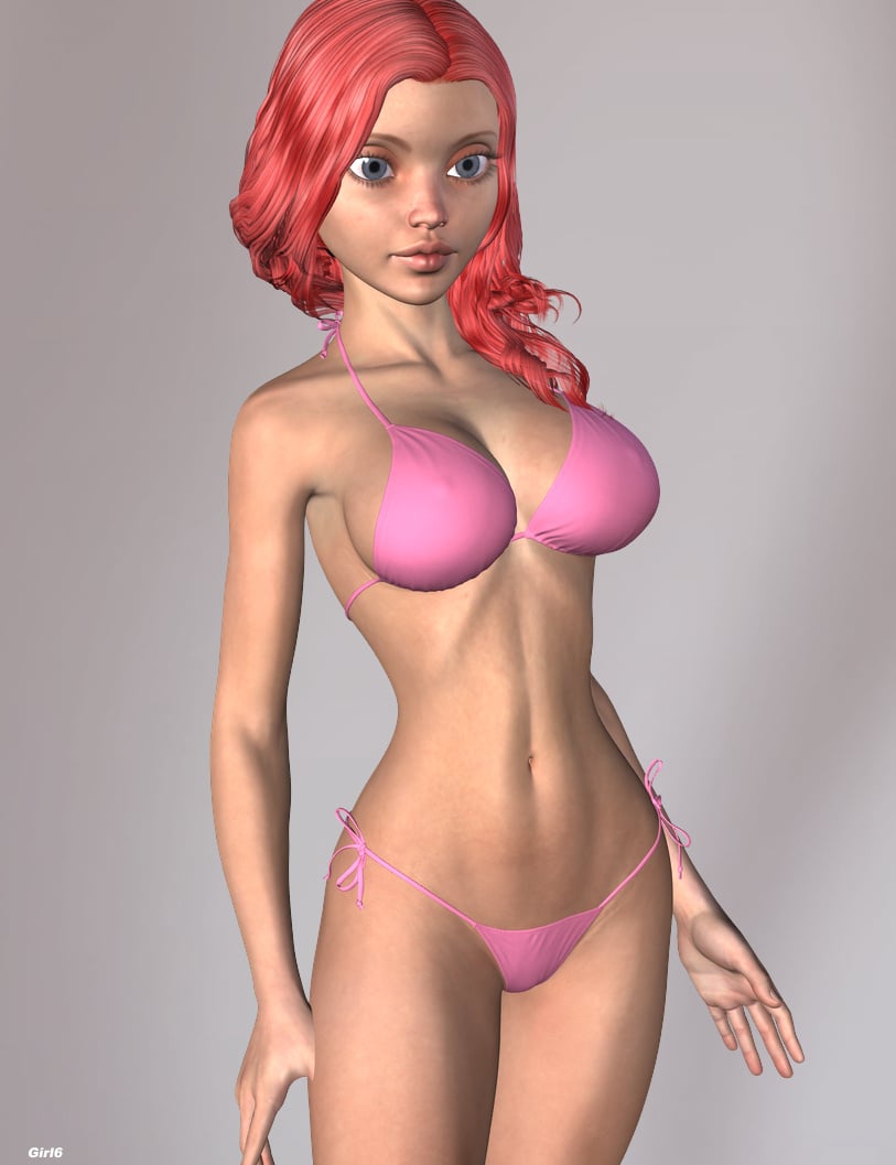 Hongyu's Bikini for V6 by: hongyu, 3D Models by Daz 3D