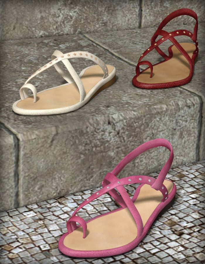 Patchwork Shoes 2 by: esha, 3D Models by Daz 3D