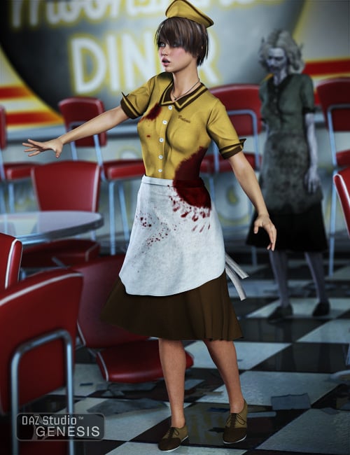 B-Movie Waitress | Daz 3D