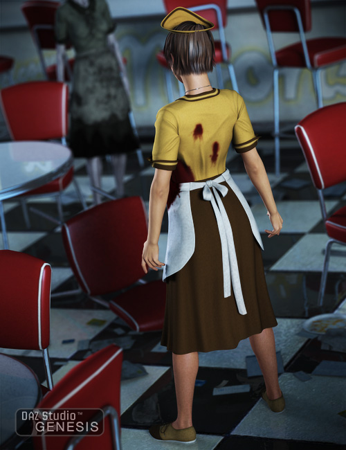 B-Movie Waitress | Daz 3D