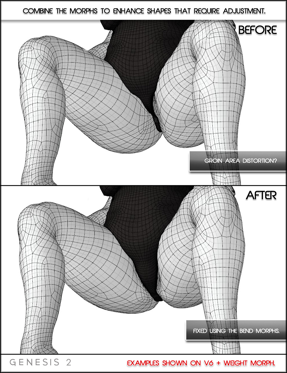 Glute Control for Genesis 2 Female(s) and V6 by: Zev0, 3D Models by Daz 3D