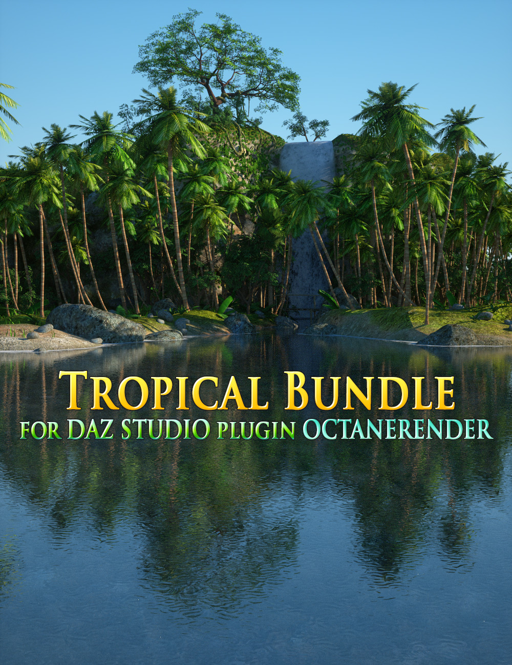 Tropical Bundle for DAZ Studio plugin OctaneRender by: Andrey Pestryakov, 3D Models by Daz 3D