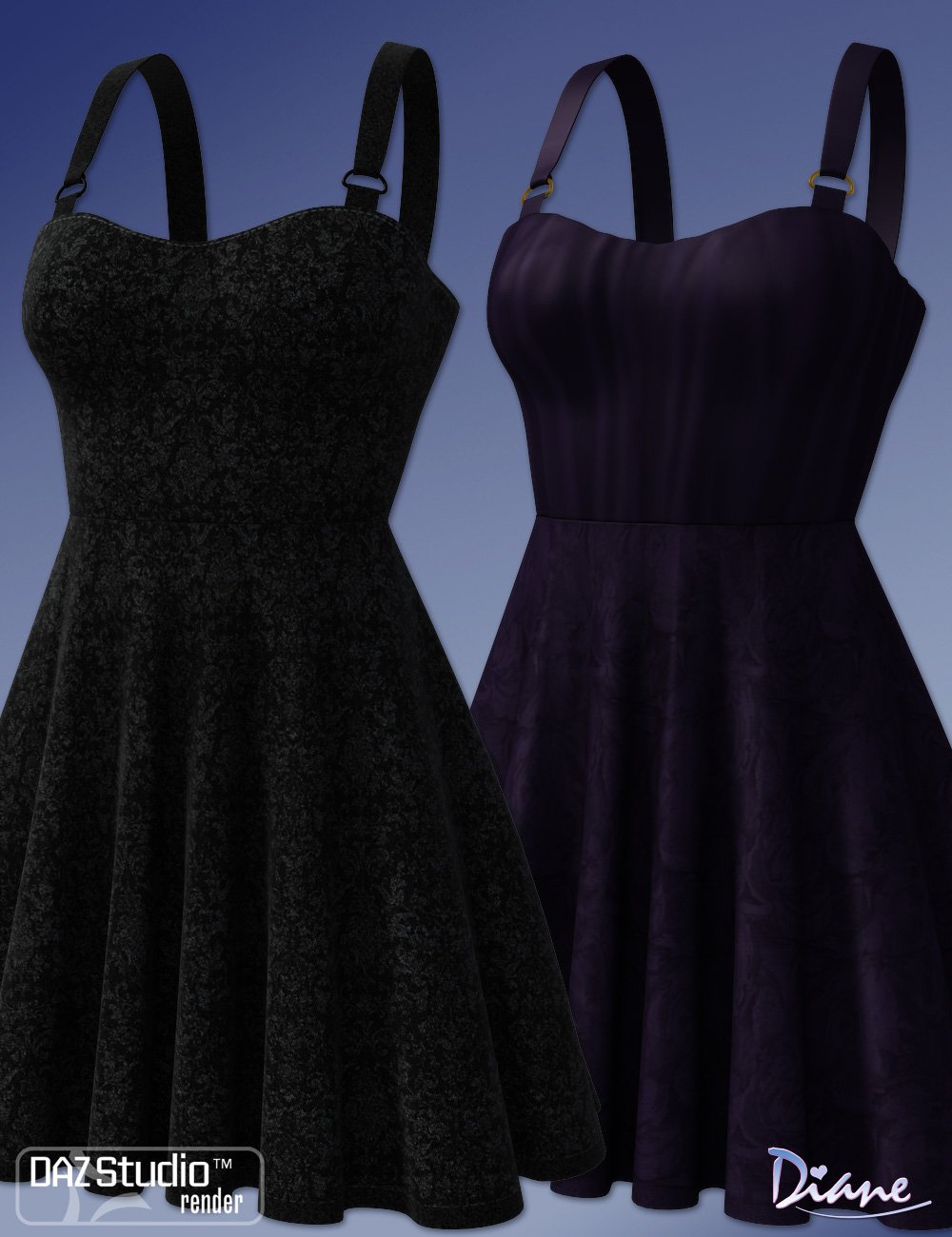 Cocktail Party For Garden Party Dress | Daz 3D