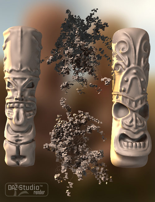 Tiki Island by: ARTCollab, 3D Models by Daz 3D