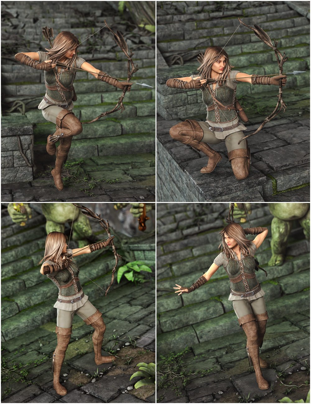 Archery for Gia by: Muscleman, 3D Models by Daz 3D
