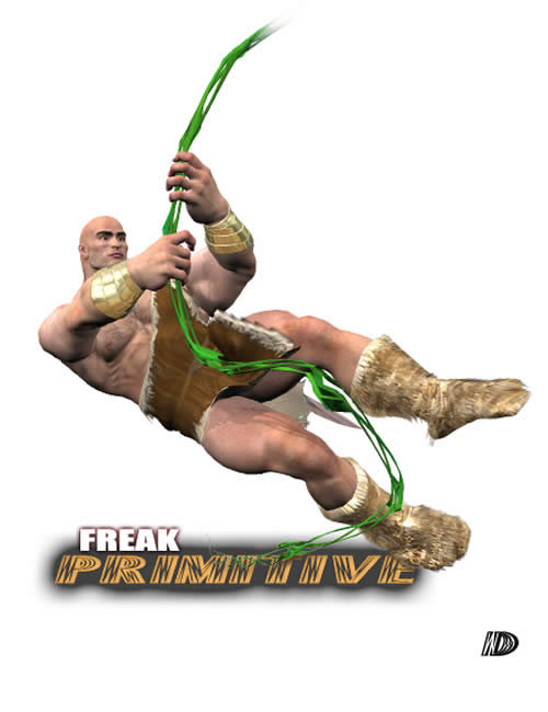 FreakPrimitive by: Dodger, 3D Models by Daz 3D