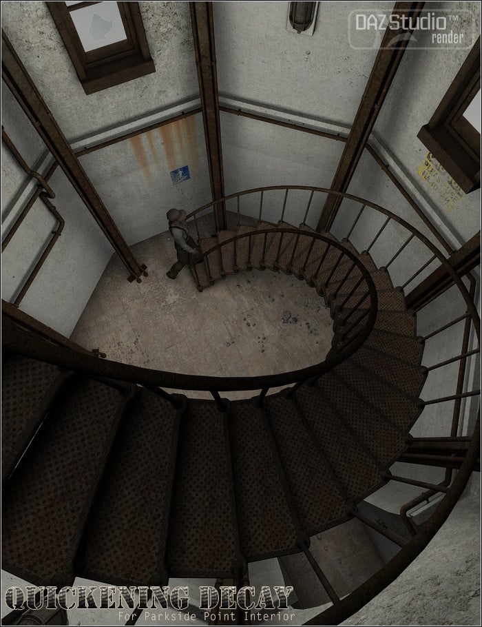 Quickening Decay for Parkside Point Interior by: ForbiddenWhispers, 3D Models by Daz 3D