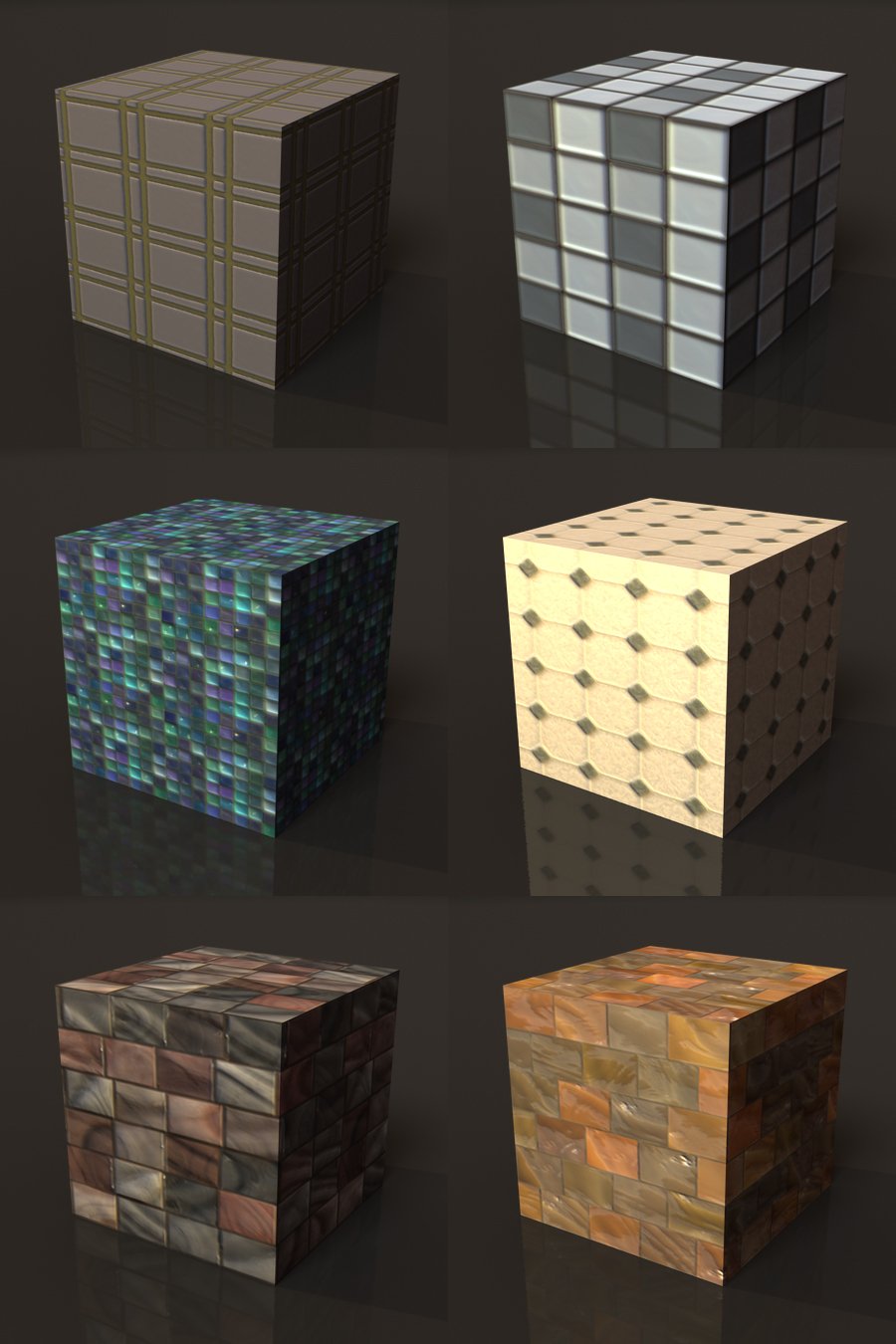 Designer Tiles by: JGreenlees, 3D Models by Daz 3D
