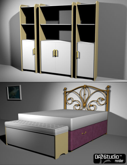 ARTYficial-BedroomFurniture by: Wee Dangerous John, 3D Models by Daz 3D