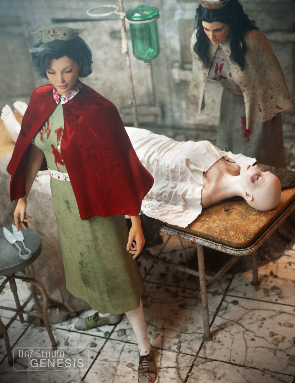 Slightly Mad for Mad Nurse by: ForbiddenWhispers, 3D Models by Daz 3D