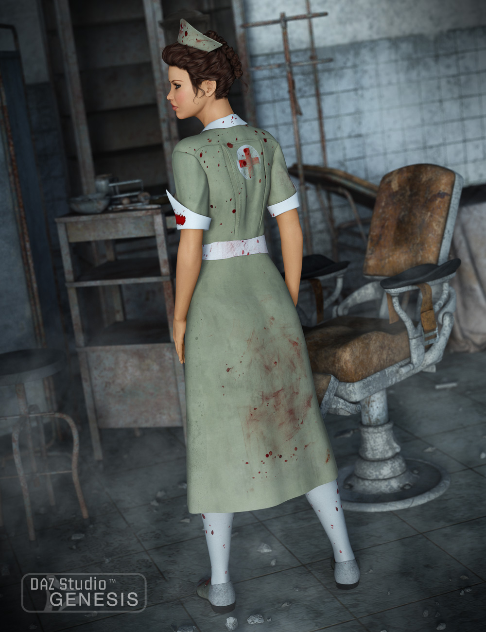 Slightly Mad for Mad Nurse by: ForbiddenWhispers, 3D Models by Daz 3D
