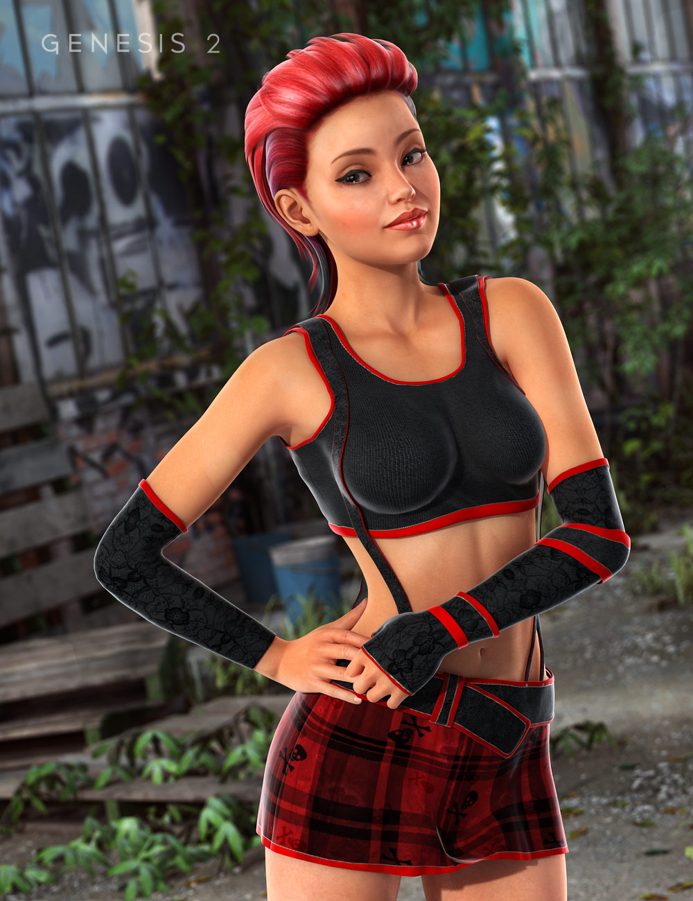 Strappy Suspender Textures by: Sarsa, 3D Models by Daz 3D