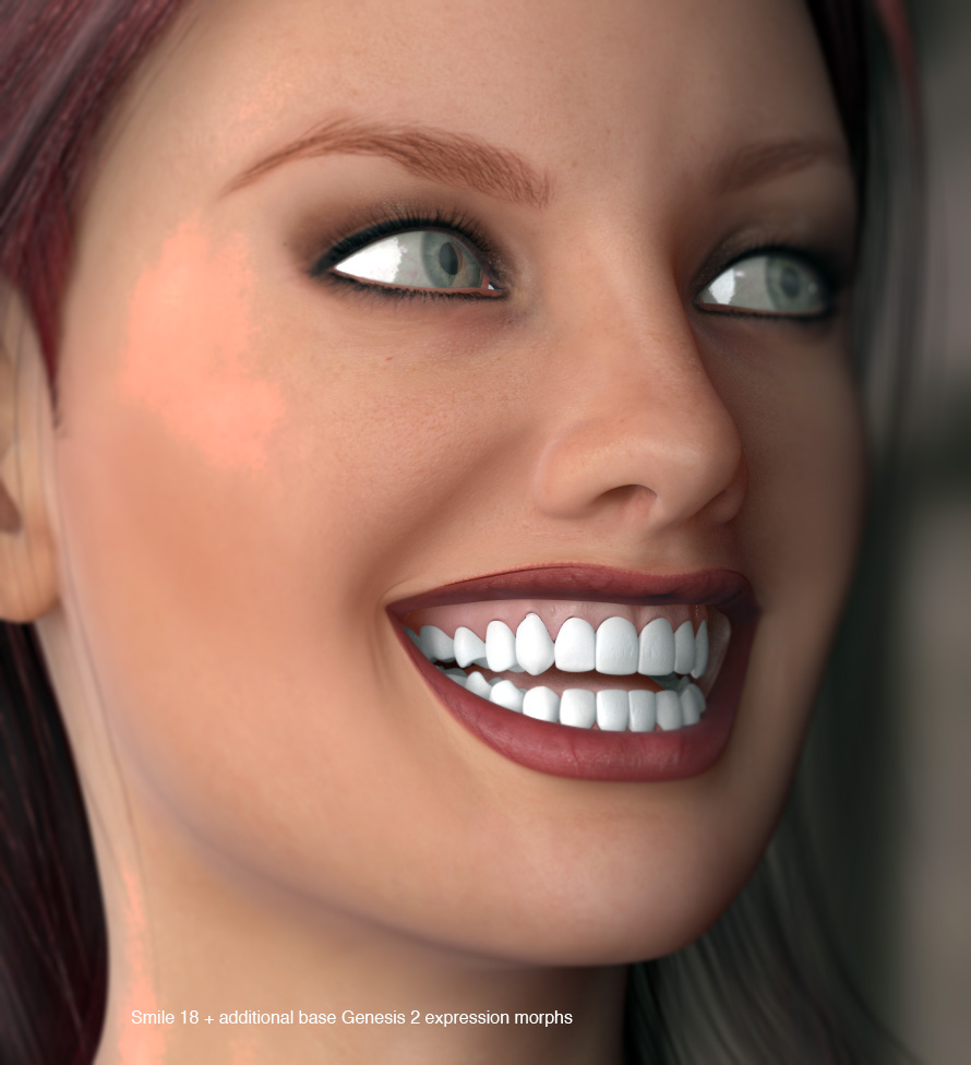 Smile Delight for Genesis 2 Female(s) by: Cake One, 3D Models by Daz 3D
