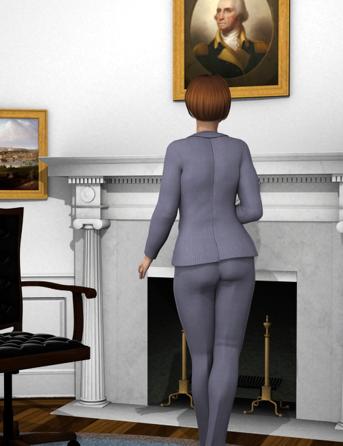 Women's Business Suit for Genesis 2 Female(s) by: , 3D Models by Daz 3D