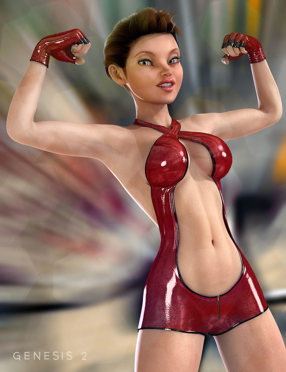 Fantasy Fighter for Genesis 2 Female(s) by: 4blueyes, 3D Models by Daz 3D