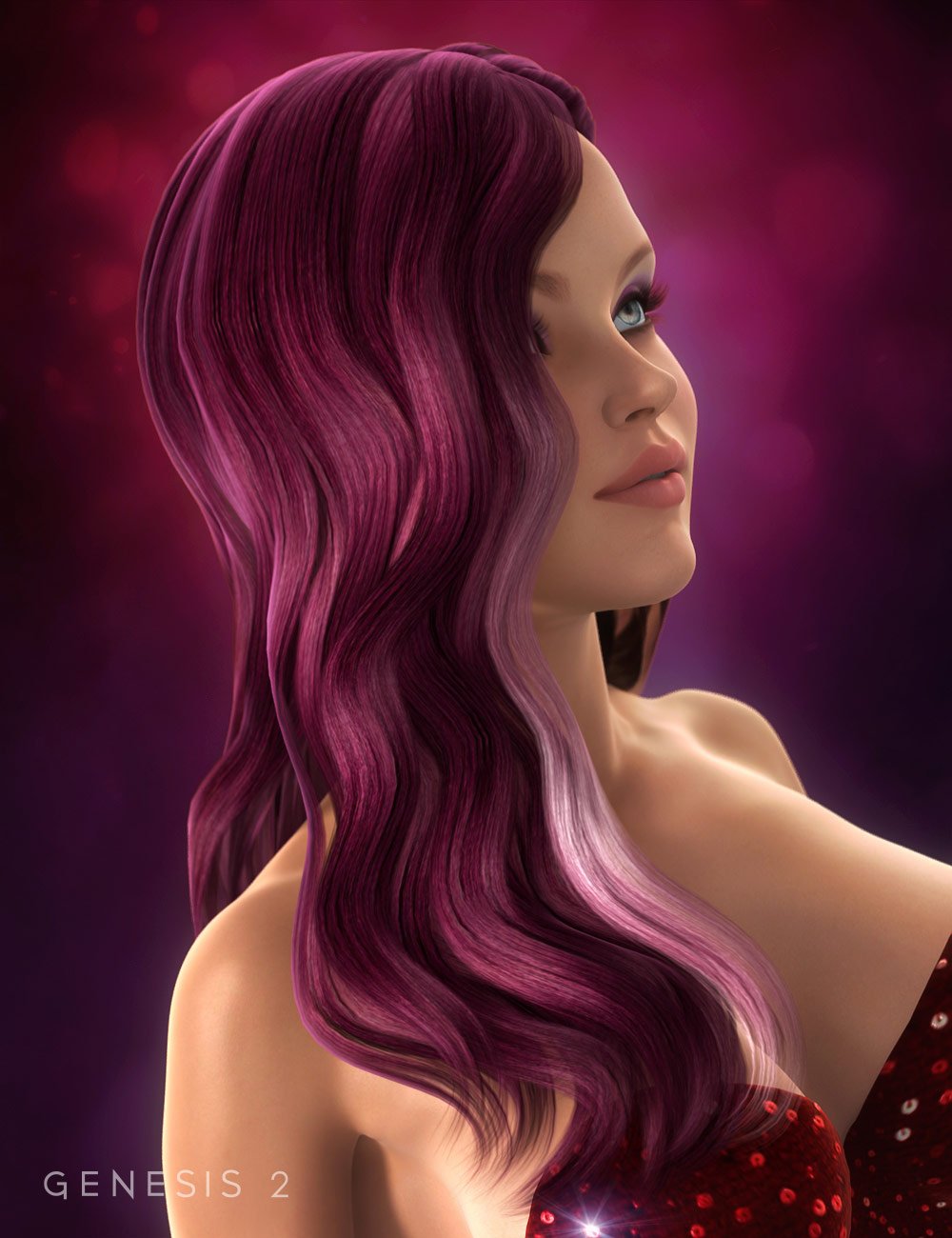 Elegance Hair Elegance Hair by: , 3D Models by Daz 3D