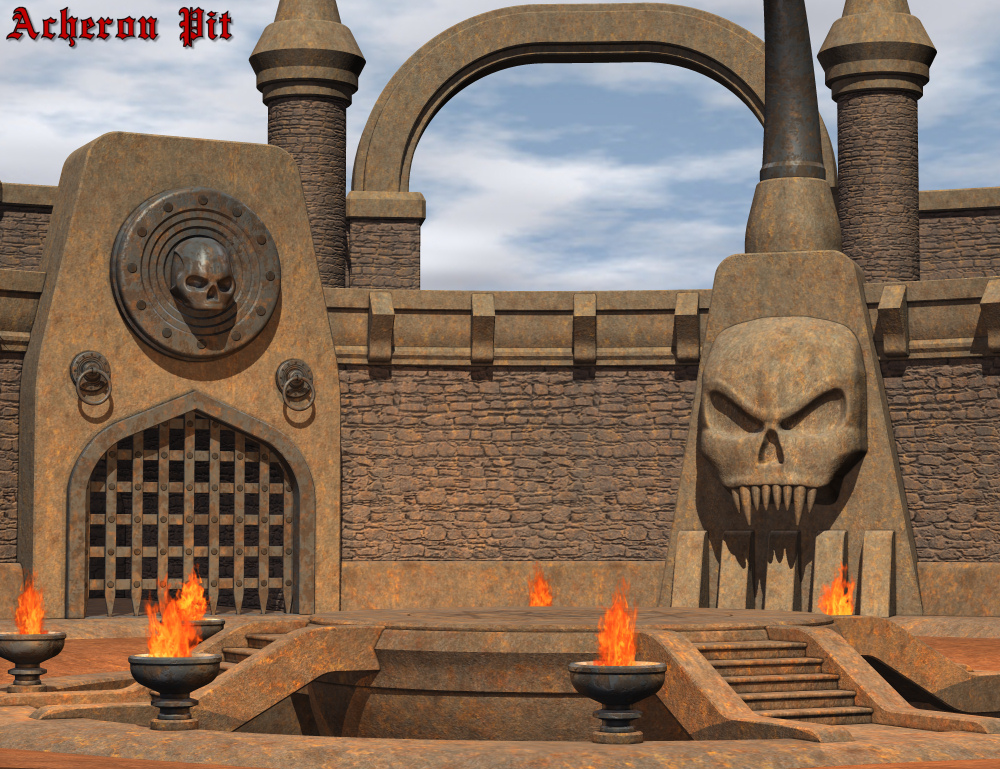 Acheron Pit by: Nightshift3D, 3D Models by Daz 3D