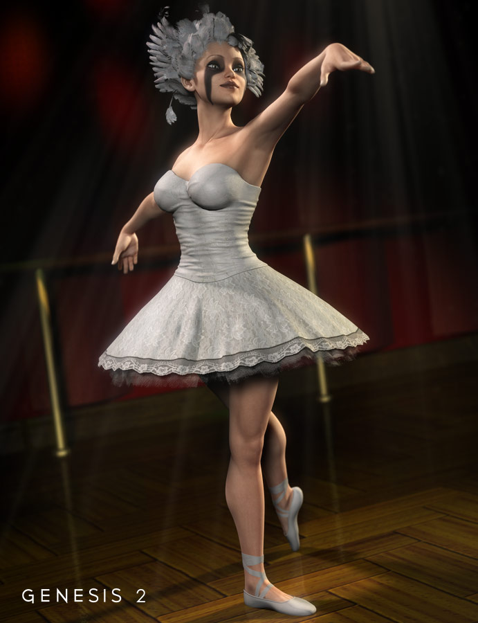 Ballerina Outfit Textures for Genesis 2 Female(s) Ballerina Outfit Textures for Genesis 2 Female(s) by: Sarsa, 3D Models by Daz 3D