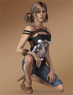 Charlize for Genesis 2 Female Accessories by: 3D Universe, 3D Models by Daz 3D