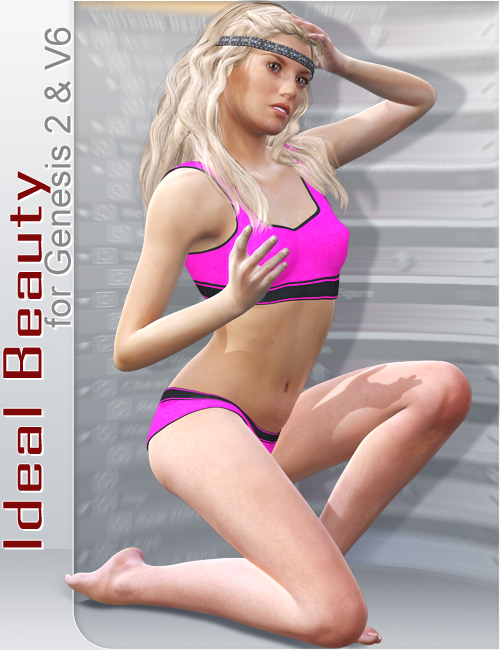 Ideal Beauty for Genesis 2 Female and V6 by: CJ-Studio, 3D Models by Daz 3D