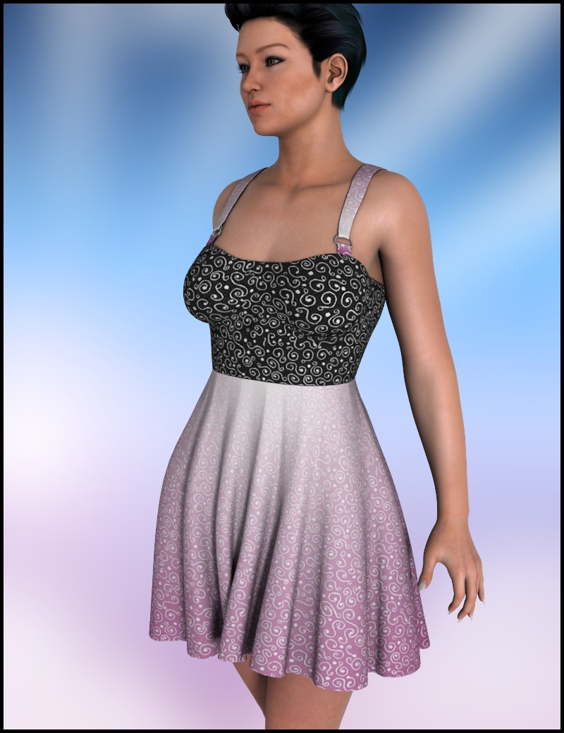 WT8 Garden Party Dress Textures | Daz 3D