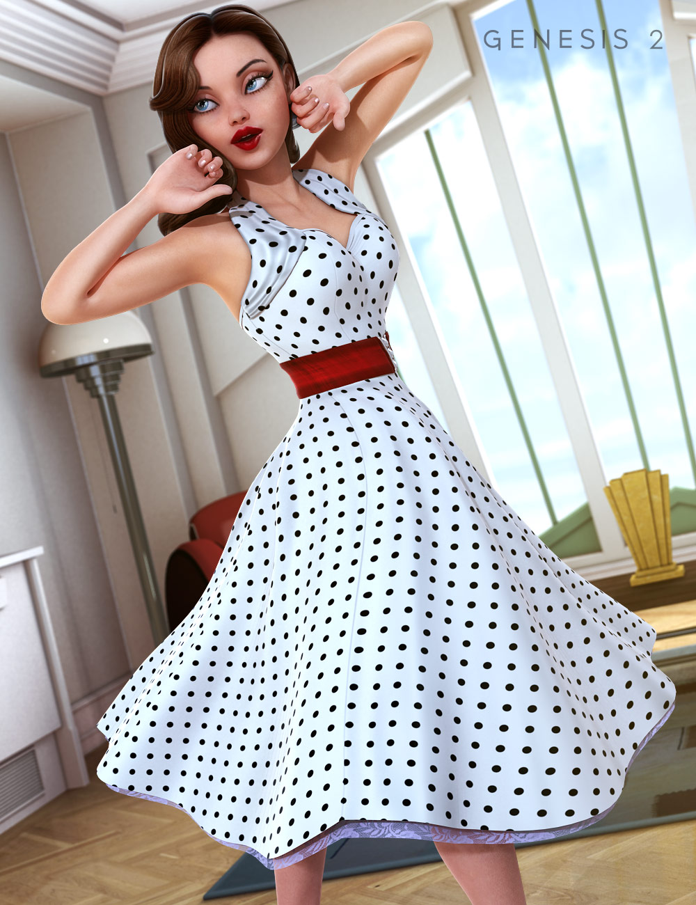 NYC Couture: Paige Dress by: , 3D Models by Daz 3D