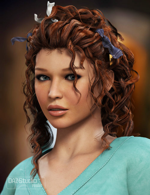 Crazy Locks Female Hair by: goldtassel, 3D Models by Daz 3D