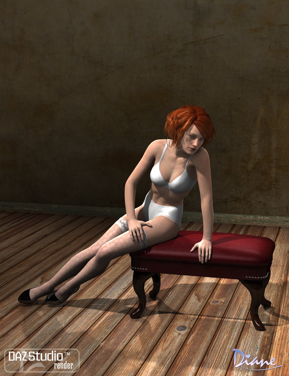 Boudoir Poses for V6 and Genesis 2 Female by: Diane, 3D Models by Daz 3D