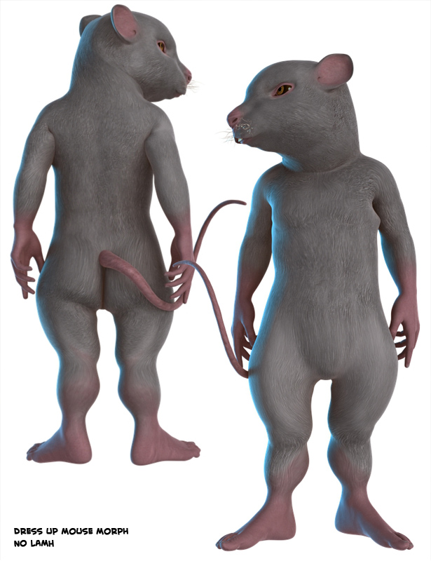 Mouse for Genesis by: JoeQuick, 3D Models by Daz 3D