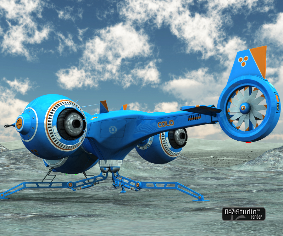 Aircraft Colo by: petipet, 3D Models by Daz 3D