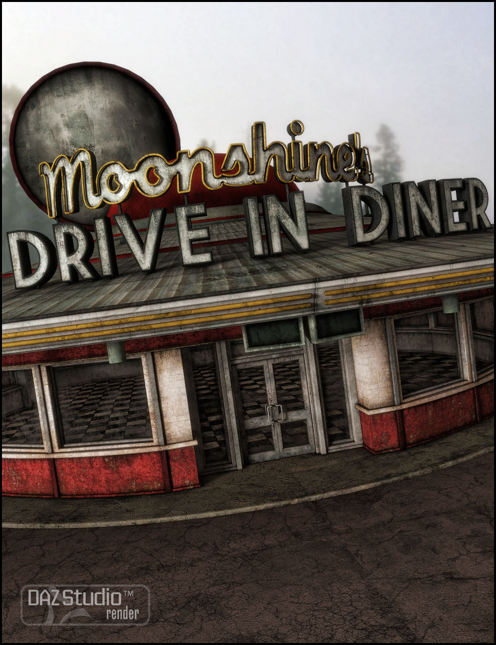 Moonshine's Diner: Fallen by: Jack Tomalin, 3D Models by Daz 3D