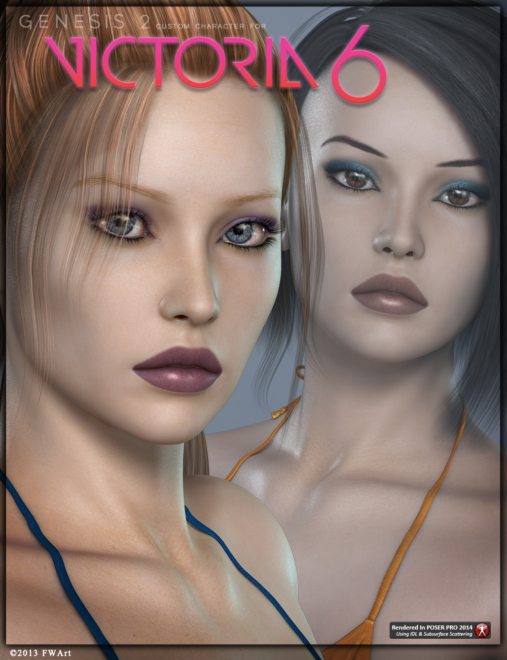 FW Naida and Nalin by: Fred Winkler Art, 3D Models by Daz 3D