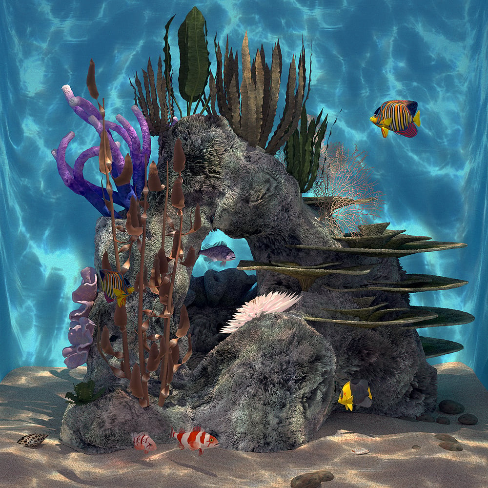 Gardens of Poseidon - Reef Rocks | Daz 3D