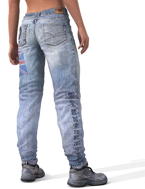 StreetWear : Jeans For Genesis by: StonemasonStreetWear, 3D Models by Daz 3D