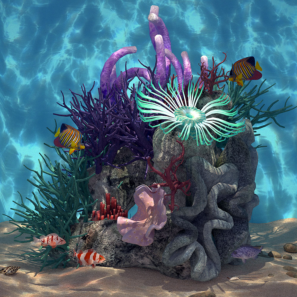 Gardens of Poseidon - Set Pack Vol. 1 | Daz 3D