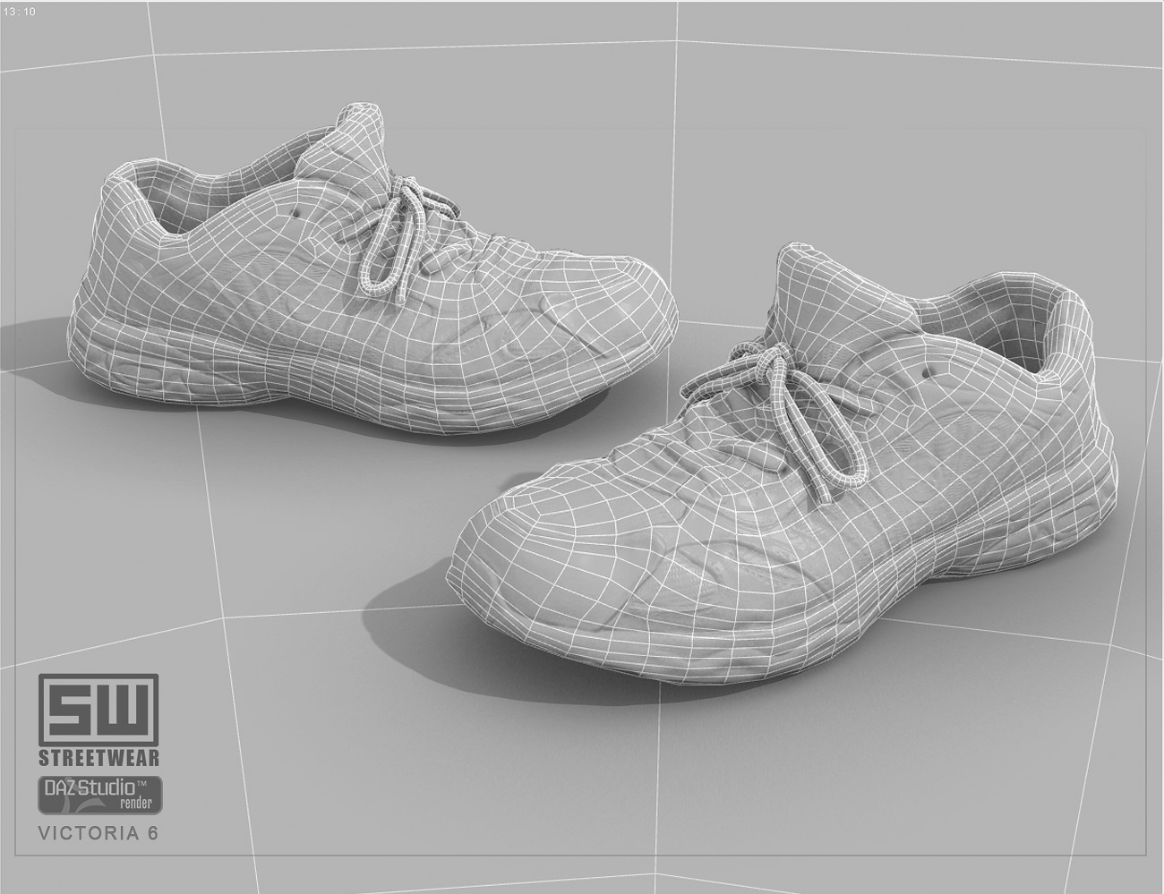 StreetWear : Sneakers For V6 | Daz 3D